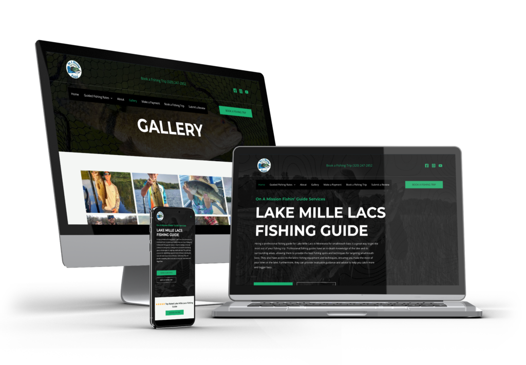 Fishing Charter Website Design